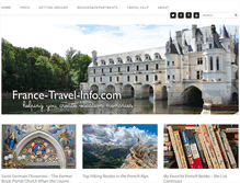 Tablet Screenshot of france-travel-info.com